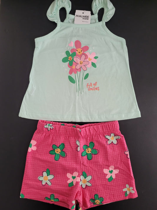 Conjunto blusa e shorts Malwee