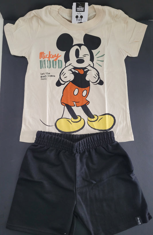 Conjunto camiseta e bermuda Disney Malwee