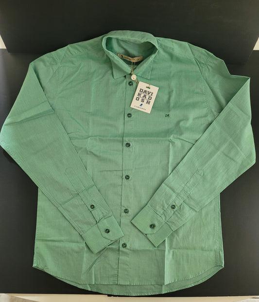 Camisa social verde Davikadosh