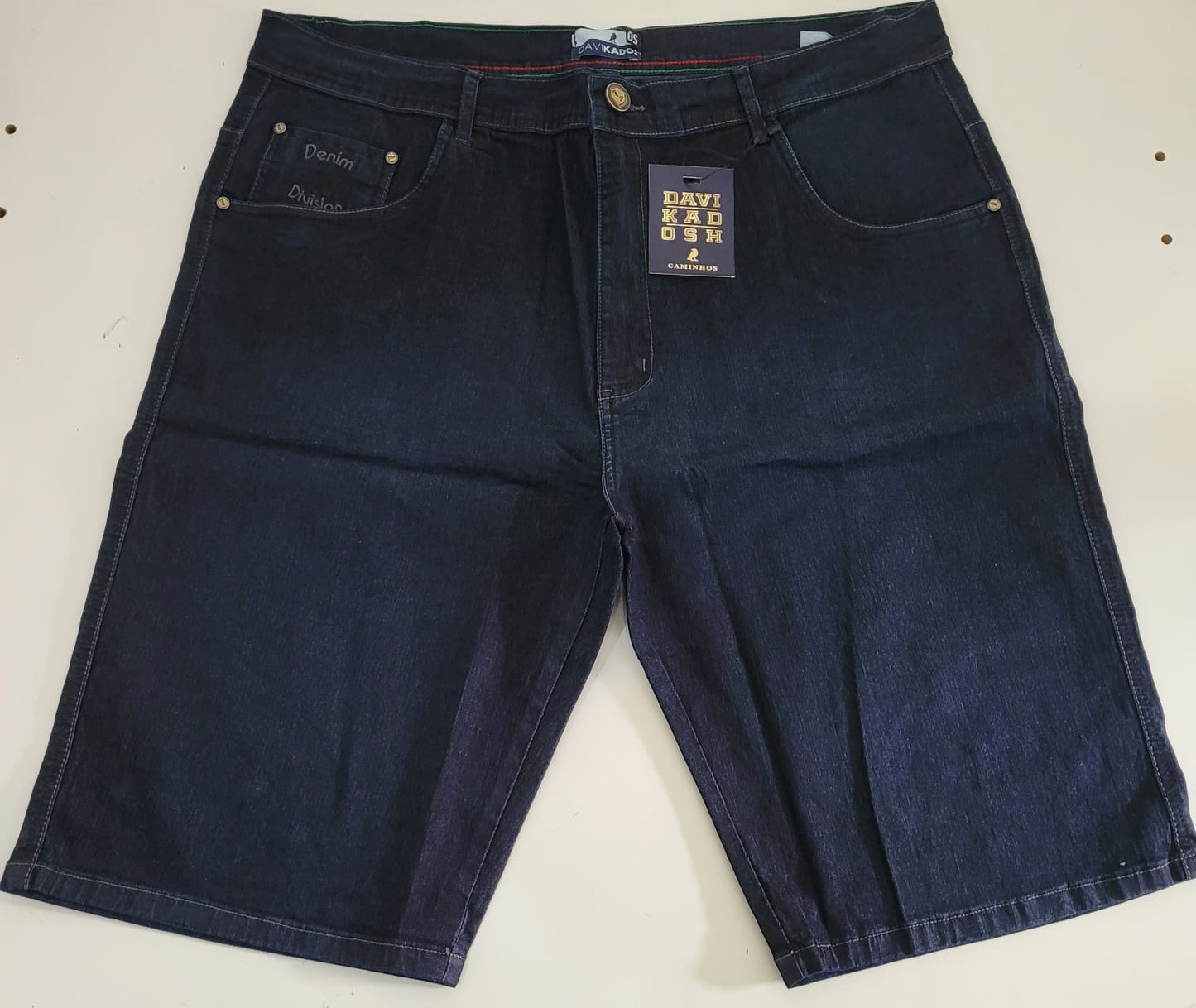 Bermuda masculina jeans plus Davikadosh