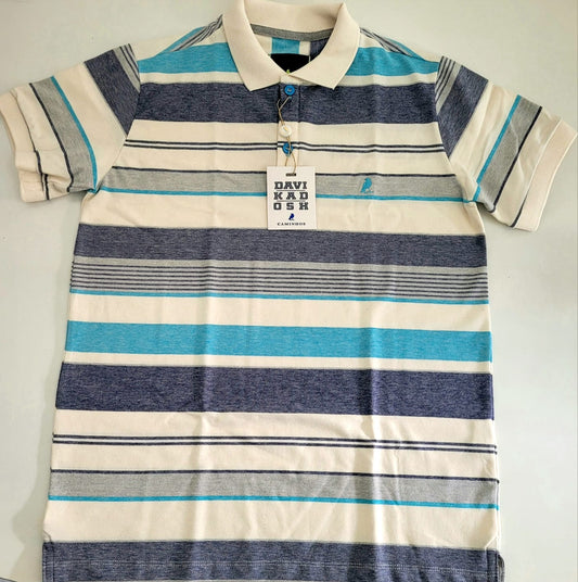 Camiseta gola polo piquet Davikadosh