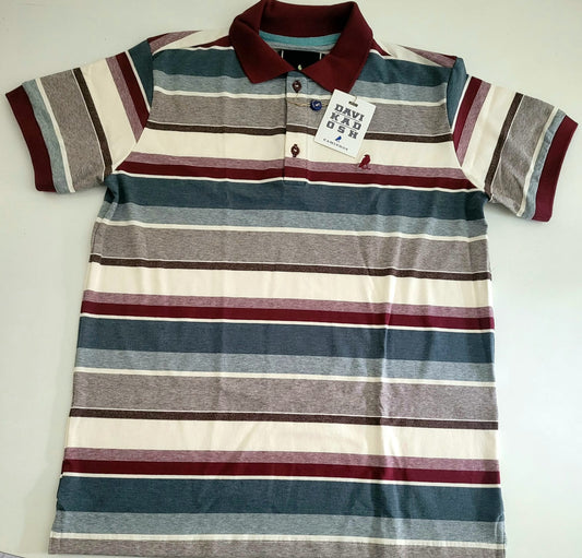 Camiseta gola polo piquet Davikadosh